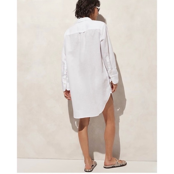 J. Crew White Swim Cover-Up - Picture 2 of 12